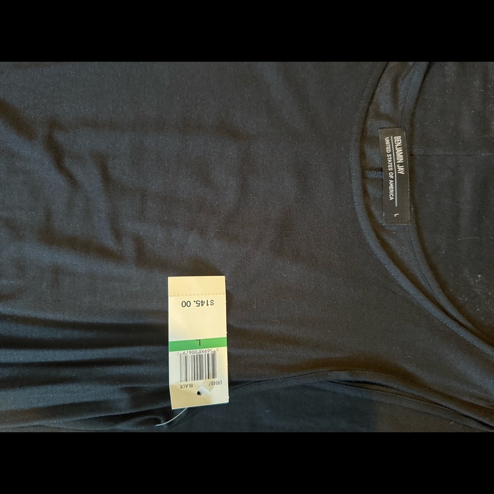 Benjamin Jay black high low dress L - Picture 6 of 6